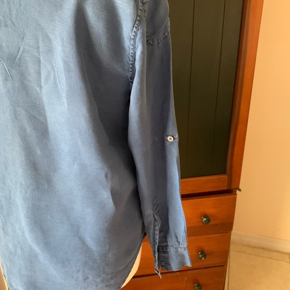 Tommy Bahama Chambray Linen Shirt - Picture 6 of 10